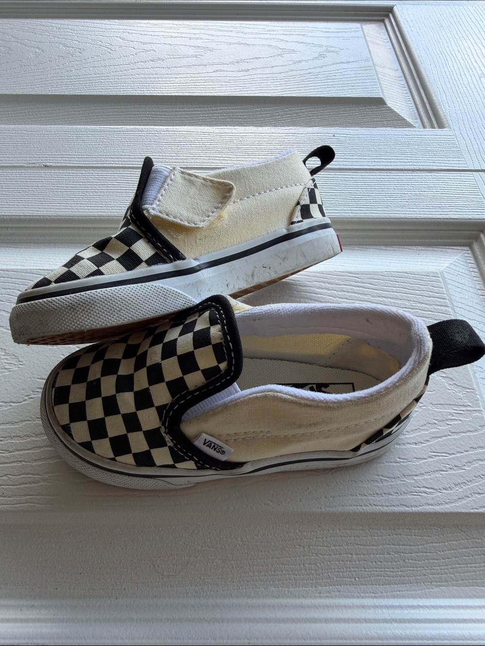 Vans Kids Checkerboard Slip-On Sneakers